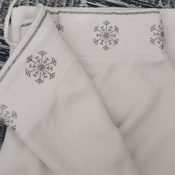 Vintage La Senza Fleece White Pj Bottoms - Picture 8 of 15